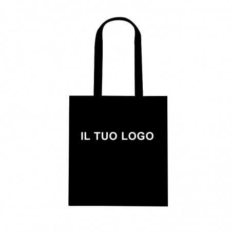 Shopper Nera in TNT Personalizzabile