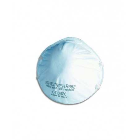 Respiratore per polveri fumi e nebbie FFP2 NR D modello sheltech